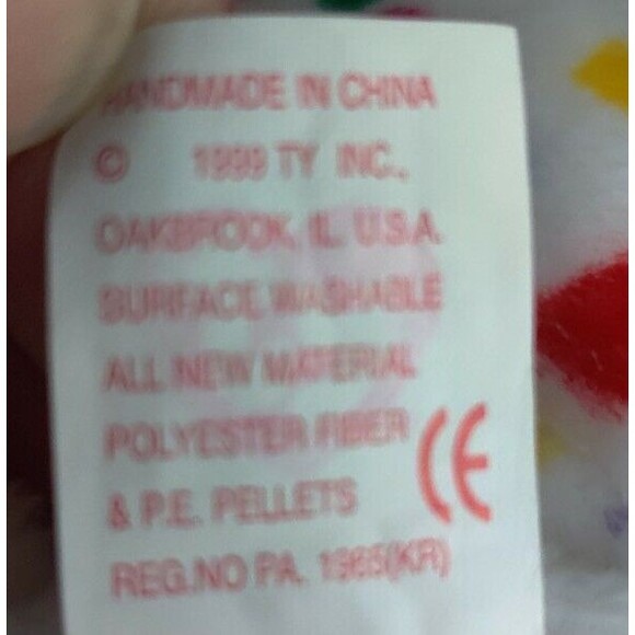 Beanie babies ty 2k bear retired 1999 dob 1/1/2000 collectible - Picture 2 of 3